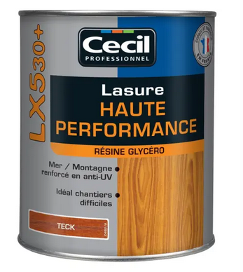 Lasure Haute Performance LX530+ - Teck - Pot de 1L