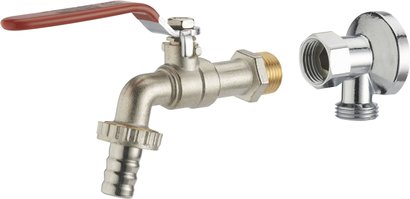 KIT APPLIQUE MF MOB. 1/2+ROB.SPHE. M 1/2 RACCORD AU NEZ Ø15 - CHROME