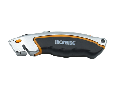 Couteau à lame rétractable + 5 lames trapèzes- Ironside