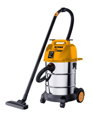 Aspirateur eau et poussière + soufflage cuve inox  30L 1200W - Ironside