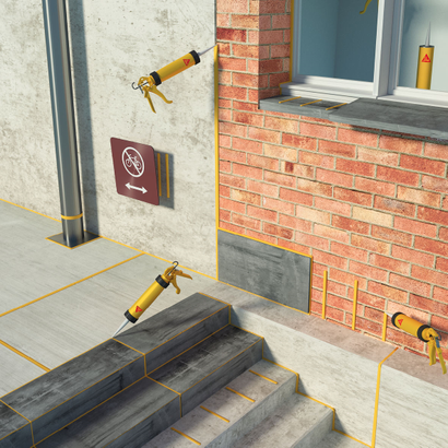 Mastic-colle Sikaflex PRO 11 FC PURFORM Marron - Cartouche de 300ml