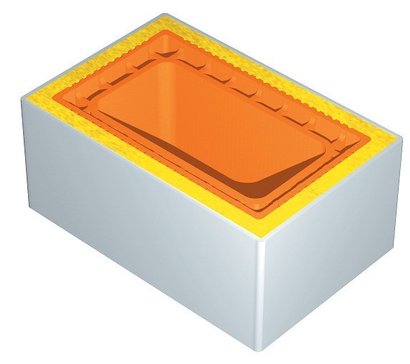 Boisseau alvéolé isolé TERR'ISOL 20x20 ET 20x20