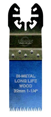 Lame de scie plongeante denture japonaise bi-métal - 32x40mm - Bois Parquet MDF PVC