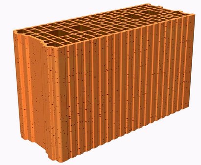 Brique traditionnelle POROTHERM GF T20 Base 500x200x300 Betschdorf R 0.77