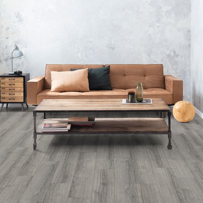 SOL STRATIFIE CLASSIC 8MM CLASSE 32 1292 X 193MM 4 chanfreins EPL205 Ch?ne Sherman gris clair