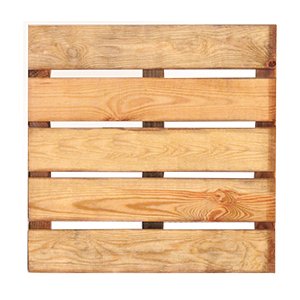 Dalle Terrasse Caillebotis en Pin - 50x50cm - 5 lames 