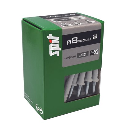 Cheville  à frapper HIT M SPIT TF  Ø8x60MM - Boite de 30 pièces