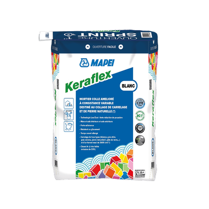 Mortier colle améliorée - C2TE KERAFLEX Gris - Alupack de 5KG