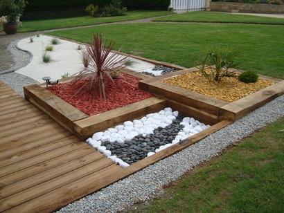 Traverse paysagère en Pin - 100 x 200MM L.2,40M