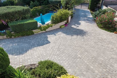 Pavé MEDIEVAL 12 x 12 x 6 cm Gris