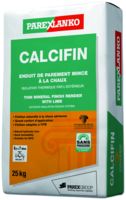 Finitions minérales minces CALCIFIN 25KG G10 blanc lumière