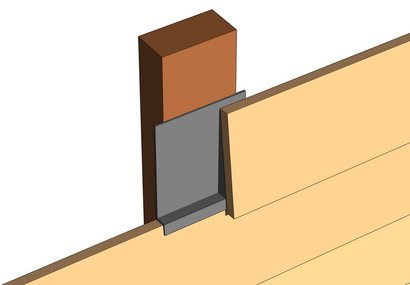 Bande PVC pour pose joint décalé CEDRAL LAP  60 x 200 mm (Boite de 95)