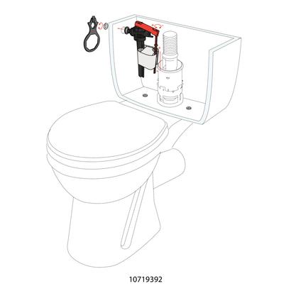 Robinet flotteur 3/8 laiton jollyfill - Wirquin