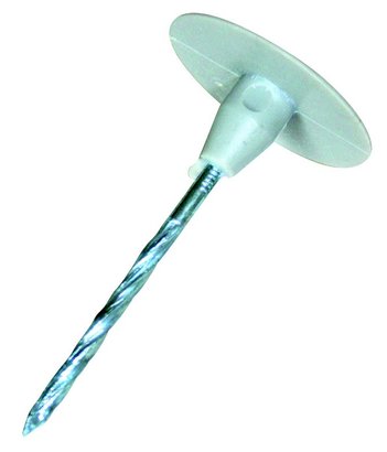 Clous Torsadés Tête Plastique 70 mm