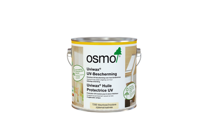 Huile Protectrice UV Intérieur UVIWAX - Incolore Satinée 7200 - Bidon de 2,5L