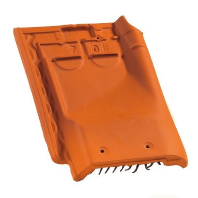 TUILE DE VENTILATION MONOPOLE N1 (SECTION 20 CM2) AMARANTE RUSTIQUE