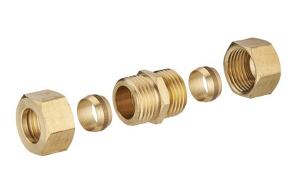 RACCORD DROIT BICONE Ø12  