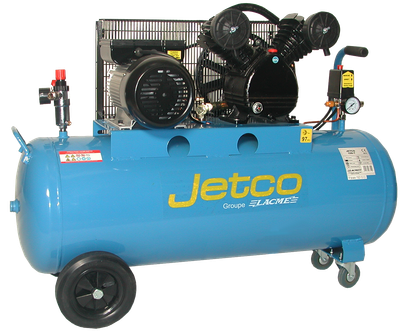 Compresseur d’air Jetco 100 3 CV 8 bar  100 litres – Lacmé