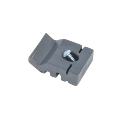 Clips POLYPRO pour Poteau TITAN - Gris  7016 - sachet de 12 unités + vis autoforantes