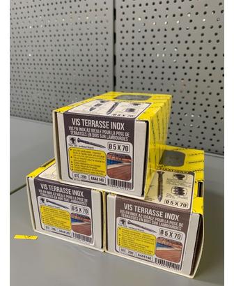 Vis terrasse inox A2 VIX 5 x 70 mm pour lame bois