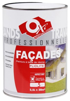 Peinture pliolite PROXYLITH 5 ANS façade mat ton pierre 2.5 L