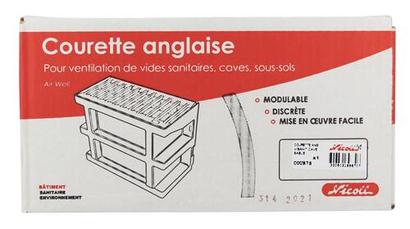 Courette anglaise vide sanitaire-cave Sable - Nicoll