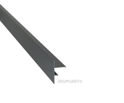 Jonction finition clipsable long. 70MM - Laqué Ral 7016 Anthracite texturé
