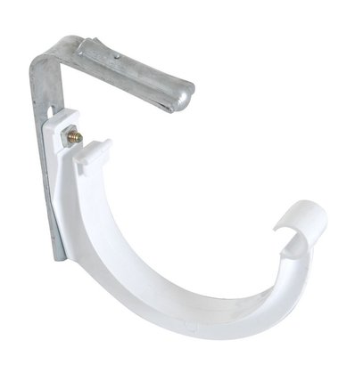 CROCHET GOUTTIERE POUR COUVERTURE TYPE BAC ACIER MONTE POUR PROFILE LG25 BLANC - GO25PBAMB