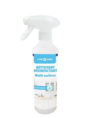 NETTOYANT DETERGENT DESINFECTANT STOPOGERME SPRAY 500 ML