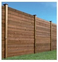 LAME CLOTURE H 28X145-2.00M PIN DU NORD TRAITE CLASSE 4 VERT