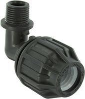 raccord plastique pour tuyau polyéthylène coude mâle diam. 25 M.20x27