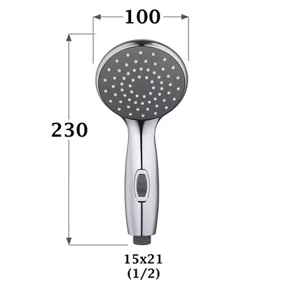 Douchette 1 jet NAVAE avec stop eau - CHROMÉE 