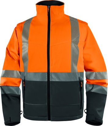 Veste FAST- Stretch -2 en 1 -  Haute visibilité - Orange/Gris - T.M