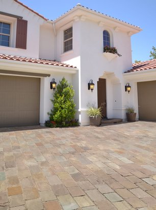 Pavé DESERT Mix 14 x 14 x 3-5 cm - Grès d'Inde bord clivé