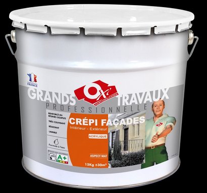 enduit peinture crepi CREPI TON PIERRE 15KG