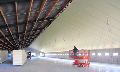 Panneau d'isolation Eurothane AL Ep. 100 mm L. 1.2 m x l.  5 m R 4.15 Bords feuillures-rainures 2 longueurs