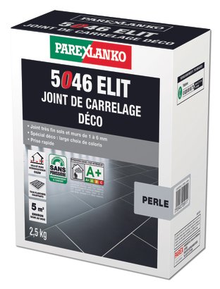 Joint carrelage ELIT fin décoratif mur et sol CG2 W perle 2,5kg (5046)