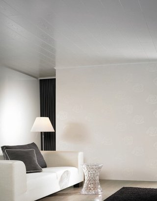 LAMBRIS PAN O QUICK BLANC BRILLANT MDF 1300 X 203 X 10 MM