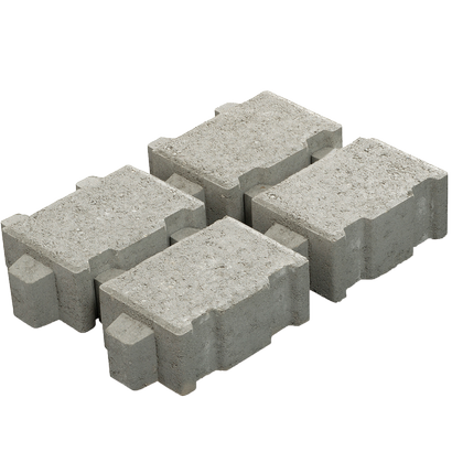 Pavé drainant STRATUS 22 x 17 x 8 cm Gris