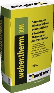 MORTIER ISOLATION THERMIQUE WEBER.THERM XM 25KG