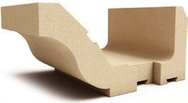 CORNICHE QUART DE ROND BLANC CASSE SANS JOINT