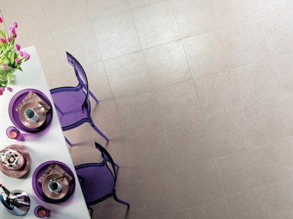 Carrelage sol intérieur VERTIGE 45x45cm ép.8,5mm - Blanc