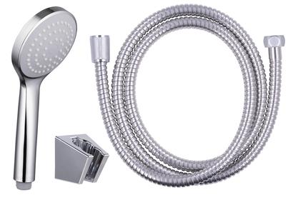 Kit douchette POLA avec flexible 1,50M + support mural - Chromé