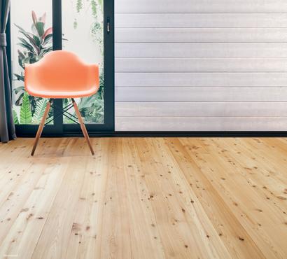 Parquet brut sapin du nord - raboté - 21 x 135MM L3,85M