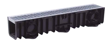 Caniveau Drainyl Standard 200 + grille caillebotis classe B125
