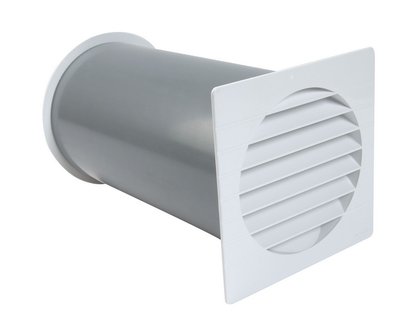 TRAVERSEE DE MUR ACOUSTIQUE 100 CM2 BLANC - TMA100B