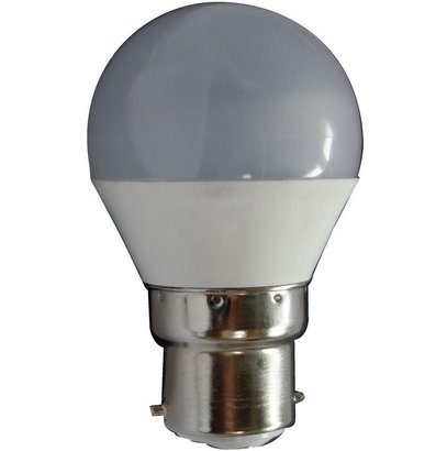 Ampoule Led SMD - Mini-sphérique finition Opale - B22 5W 470Lm 3000K