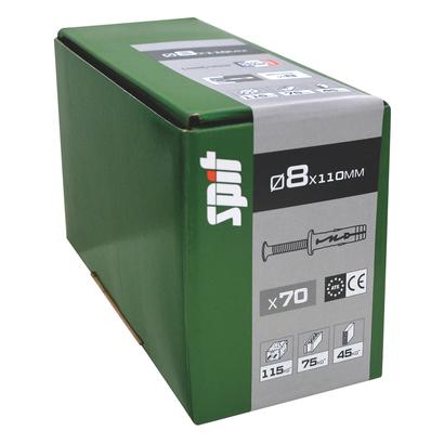 Cheville  à frapper HIT M SPIT TF  Ø8x110MM - Boite de 70 pièces