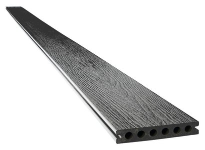 LAME DE TERRASSE COMPOSITE BROOKLYN GRIS ARDOISE 22.5 X 138 X 3600 MM