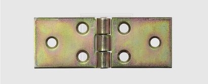 CHARNIERE ACIER POUR MEUBLES 120 X 33 X 1.4 mm - P/2